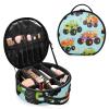 HXshaoye Toiletry Bag Vertical Free-Standing Lightweight Light Blue monsters Truck Travel Bags For Women with adjustable dividers 11 IN view 2