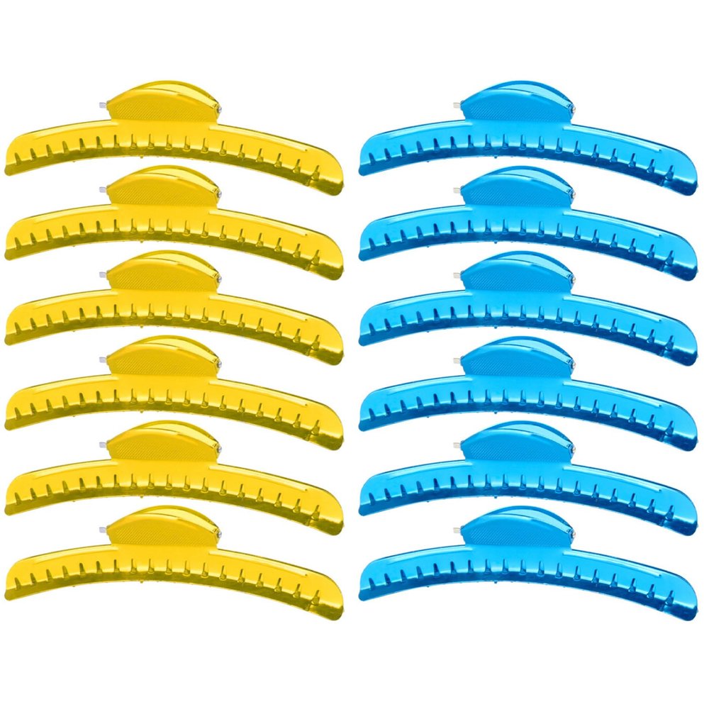 Aluminum Tip Top Finger Wave Hair Clips, 12Pcs for Women Styling, Metal Clips Modeling Clamps Suitable for Home and Outdoor