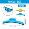 Aluminum Tip Top Finger Wave Hair Clips, 12Pcs for Women Styling, Metal Clips Modeling Clamps Suitable for Home and Outdoor view 2