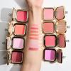 8 Shades Silky Powder Blush Palette with Brush - Buildable Shimmering Blush Compact, Contouring Powder for Cheeks, Long-Lasting Luminous Finish, Travel-Friendly with Mirror, 4.6g (#6) view 3