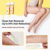 Waxfans Roll On Wax Refill,Waxing Roller Refill for Hair Removal,100% Natural,Quick Melting - For Coarse and Fine Hairs.with 3.53 Ounce(Pack of 4) Honey Wax Rollers, 50 StripsYellow) view 3
