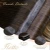 Hetto Butterfly Weft Hair Extensions Brown Balayage Blonde 24Inch 100g view 3