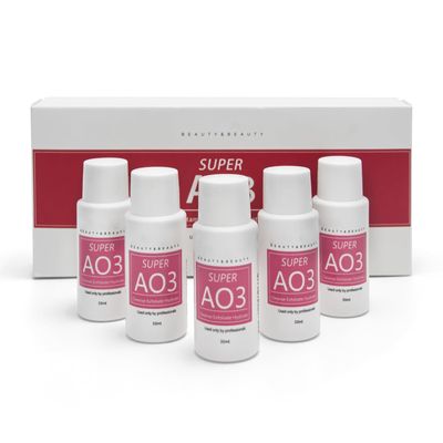 Hydro Facial Aqua Peel Concentrated Solution Set, AS1 SA2 AO3 3-in-1 Facial Serum Kit for Hydro Dermabrasion Machines, Deep Cleansing, Exfoliating, Nourishing & Hydrating Skin Care (AO3)