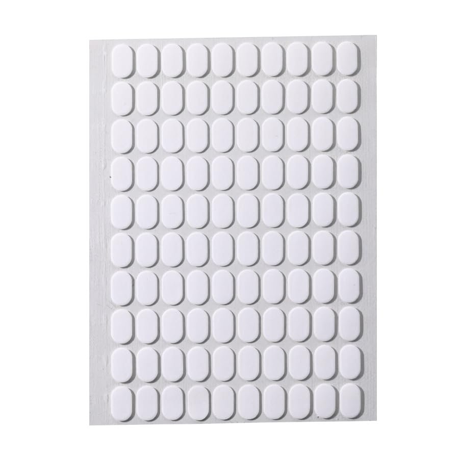 100Pcs Double-Sided Tape for Nail Art Stands Practice Base Fixing, No-Trace Jelly Tape for Wearable Press-On Nails and Display Cards