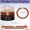 10Pcs Hair Ties for Guys, Elastic Braided Mens Hair Ties Buns & Long Hairs view 2