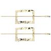 JHKNNK 2pcs Vintage Metal Hair Pins Hair Slide Clips Ponytail Bun Holder Accessories for Women French Updo Styling Chignon view 1
