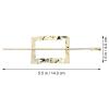 JHKNNK 2pcs Vintage Metal Hair Pins Hair Slide Clips Ponytail Bun Holder Accessories for Women French Updo Styling Chignon view 2