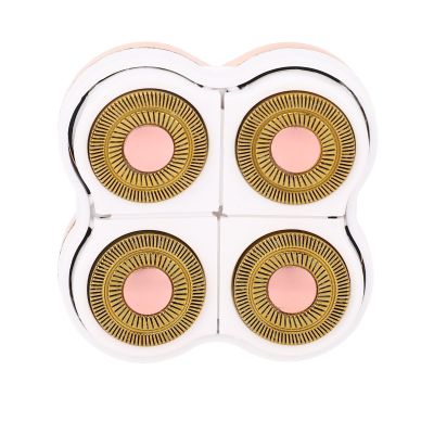 NinthAvenue Basics Replacement Head Electric Hair Remover Gold Plated Vane/Wing for Women Body Hair Shaving Machine Head, 360 Degree Floating Vane/Wing, Suitable for 4 Remover, ABS Material 2.4 X 2. X 0.8in