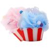 DONFAMDS 2pcs Ice Cream Shower Loofah Mesh Balls, Exfoliating Bath Body Scrubbers for Women, Soft Sponge Shower Accessories for Daily Bathing view 1