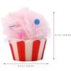 DONFAMDS 2pcs Ice Cream Shower Loofah Mesh Balls, Exfoliating Bath Body Scrubbers for Women, Soft Sponge Shower Accessories for Daily Bathing view 2