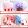 DONFAMDS 2pcs Ice Cream Shower Loofah Mesh Balls, Exfoliating Bath Body Scrubbers for Women, Soft Sponge Shower Accessories for Daily Bathing view 3