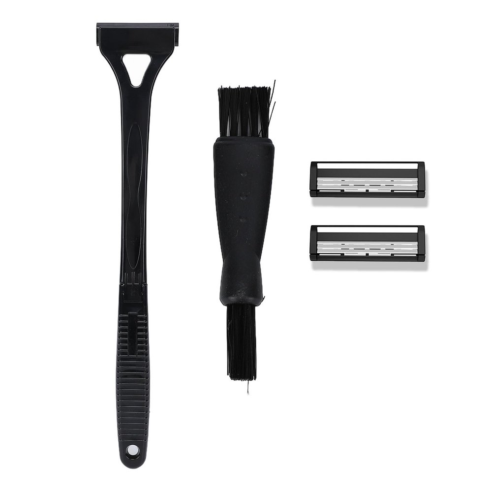 ZJchao Back Hair Shaver for Men, 3 Blade Manual with 17 inch Long Handle, Body Hair Trimmer & Back Remover Tool, Safe & Easy Reach for Hard to Reach Areas