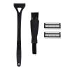 ZJchao Back Hair Shaver for Men, 3 Blade Manual with 17 inch Long Handle, Body Hair Trimmer & Back Remover Tool, Safe & Easy Reach for Hard to Reach Areas view 1