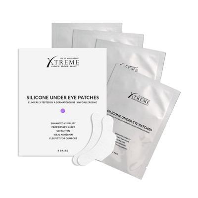 Xtreme Lashes Silicone Under Eye Patches, 4 Pairs, Hypoallergenic
