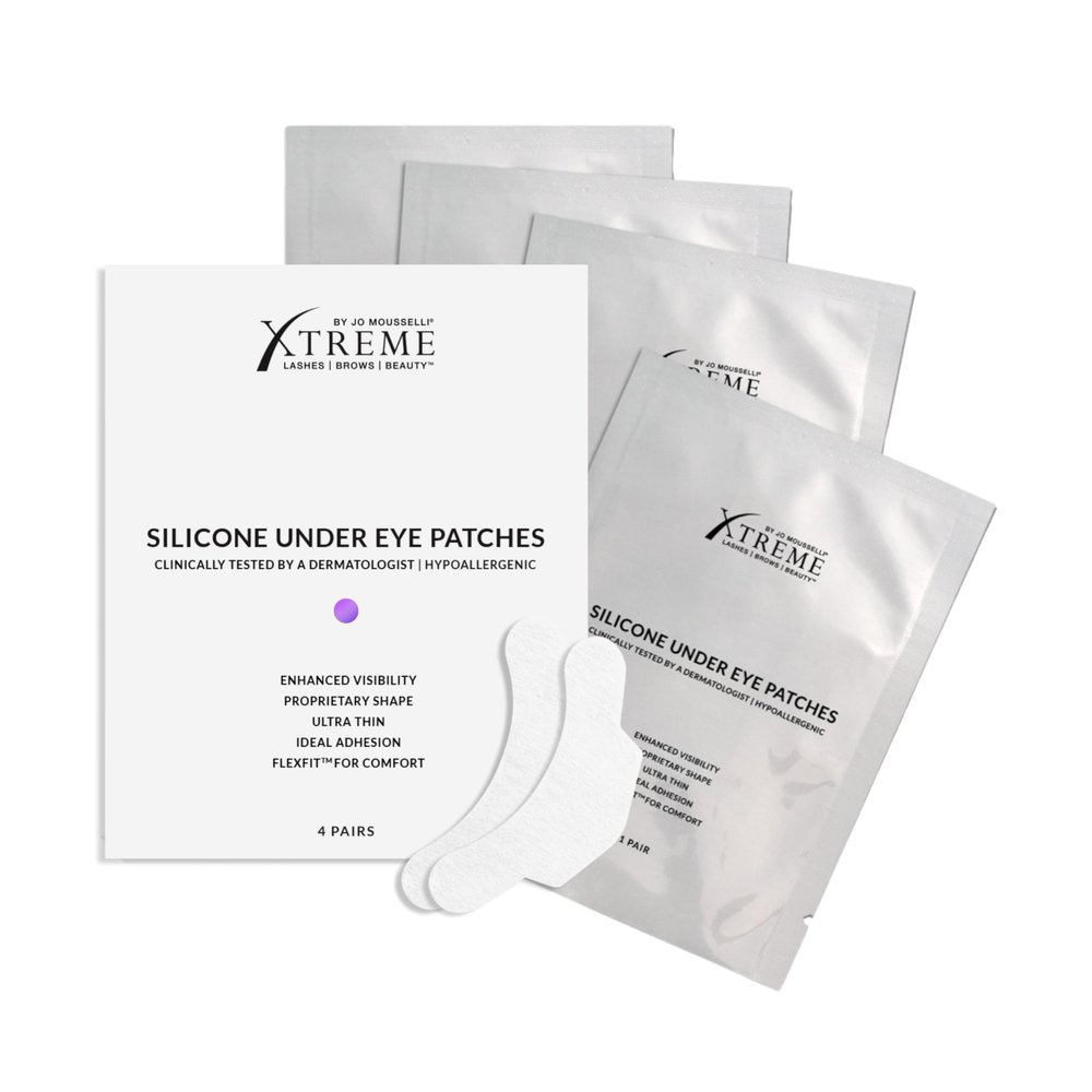 Xtreme Lashes Silicone Under Eye Patches, 4 Pairs, Hypoallergenic