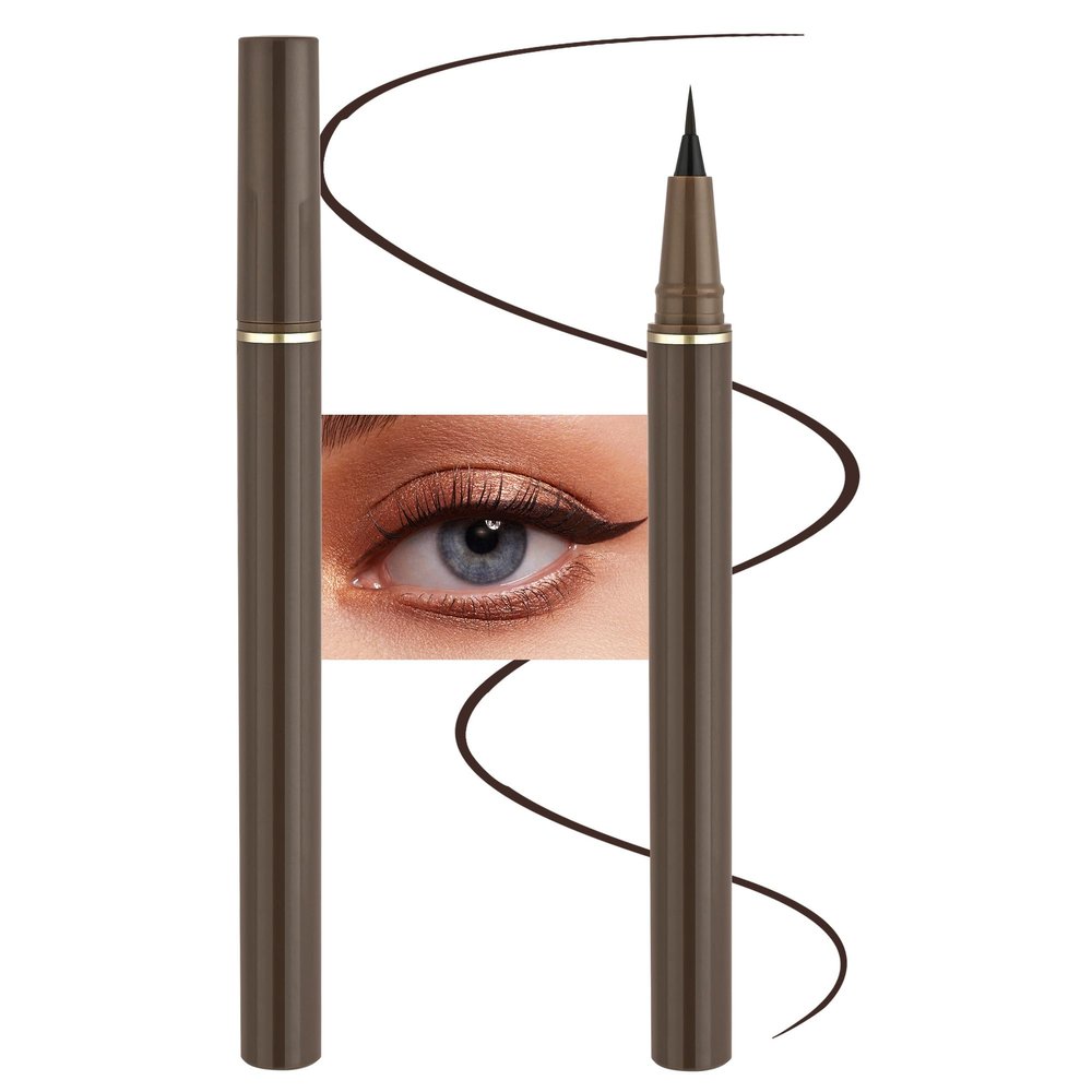 Anwuozu Ultra Fine Liquid EyelinersBrown Matte Eye Liners PencilsEye Ink Liner-Precision Tip for Winged and Inner Corner MakeupLong LastingQuick-DryWaterproof Easy to Apply for Beginners02