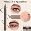 Anwuozu Ultra Fine Liquid EyelinersBrown Matte Eye Liners PencilsEye Ink Liner-Precision Tip for Winged and Inner Corner MakeupLong LastingQuick-DryWaterproof Easy to Apply for Beginners02 view 3