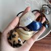 3Pcs Acetic Acid Semi-Arc Ponytail Cuffs Hair Ties Women Decor Solid Color view 2