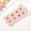 Yiodauh Hollow Out Eyelet Headband 4pcs Metal Hollowed Out Eyelets Fabric Headband For Women Men Wide Elastic Hair Band(Pink) view 2