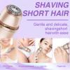 Bikini Trimmer for Women,2 in 1 Dual Head Bikini Shaver & Body Shaver,IPX7 Waterproof Electric Bikini Trimmer for Women, Rechargeable Lady Trimmer for Bikini, Underarm, and Leg (Ombre Purple) view 3
