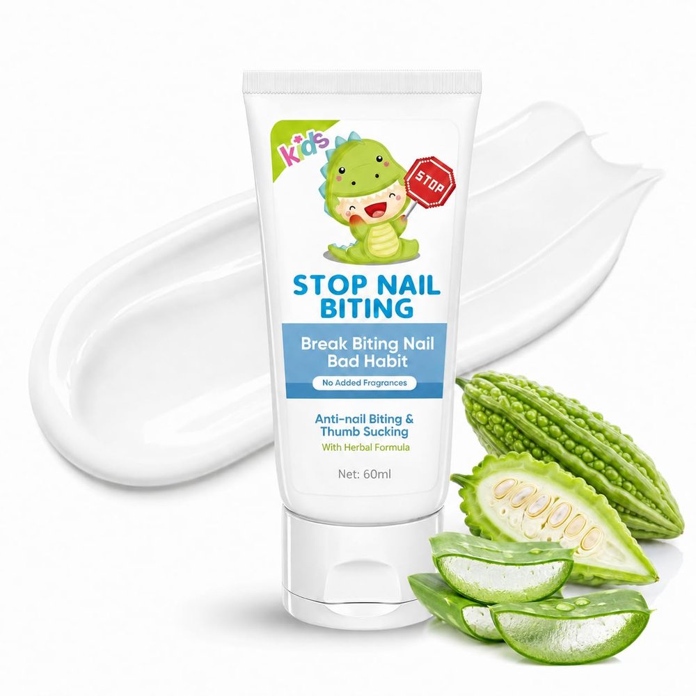TWMKLP Nail Biting Deterrent Cream, 2 fl oz