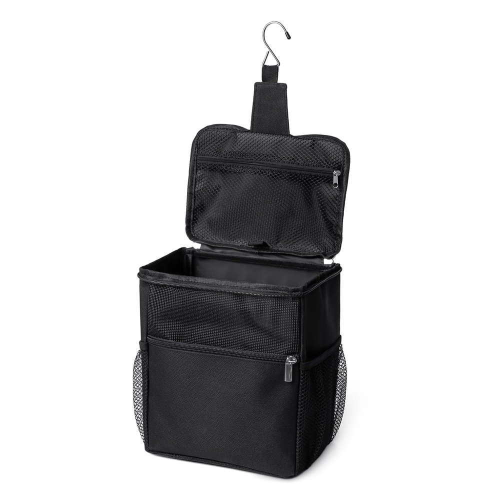 Kangnice Hanging Shower Storage with Detachable Base Panel and Rustproof Hook Ideal for Dormitory Beach Trip Hanging Toiletry Bag