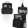 Kangnice Hanging Shower Storage with Detachable Base Panel and Rustproof Hook Ideal for Dormitory Beach Trip Hanging Toiletry Bag view 3