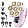 Electric Razors for Women, 7D Electric Shaver for Women, 5 in 1 Lady Shavers, Wet/Dry Bikini Trimmer for Women, Rechargeable Facial Hair Removal, Painless Face Razor for Arms Legs Armpit Pubic Area view 1