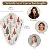 DXTKWL Hair Wrap for Women, Xmas Christmas Tree Pattern Absorbent Quick Dry Hair Wrap Towels with Elastic Loop, Soft Hair Towels Turban for Wet Curly Long Hair view 2