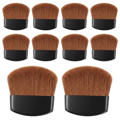 10 Pcs Small Blush Brush, Mini Blush Brush Facial Makeup Brushes Travel Loose Powder and Brushes Travel Portable Soft Hair Tools