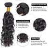 #1B Bundles Human Hair Water Wave Human Hair Bundles NerriHou 18 20 22 Inch Brazilian Virgin Hair Natural Black Water Wave Bundle Human Hair Extensions 3 Bundle 150 Gram view 3