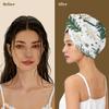 DXTKWL Hair Wrap for Women, Winter Christmas Tree Pattern Absorbent Quick Dry Hair Wrap Towels with Elastic Loop, Soft Hair Towels Turban for Wet Curly Long Hair view 3