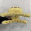 Fluffy Cosmetic Hair Claw Clip for ANITYs, Hair Clips with Cute Animal Head Detail, Nonslip Jaw Clips, Cute Hair Accessories (Yellow Chick) view 4