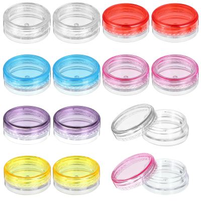 12 Pcs Small Travel Containers for Creams Travel Cream Container, Tiny Containers with Lids, Leak Proof Jars for Toiletries, Reusable Small Sample Container for Toiletries Creams Lotions