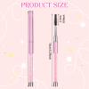 3 Pcs Spoolies Mascara Wands with Cap, Eyelash Brush Portable Cosmetic Brushes Reusable Brow Brushes Eye Brow Brush Applicator Make up Accessories for Lash Extensions view 2