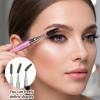 3 Pcs Spoolies Mascara Wands with Cap, Eyelash Brush Portable Cosmetic Brushes Reusable Brow Brushes Eye Brow Brush Applicator Make up Accessories for Lash Extensions view 4