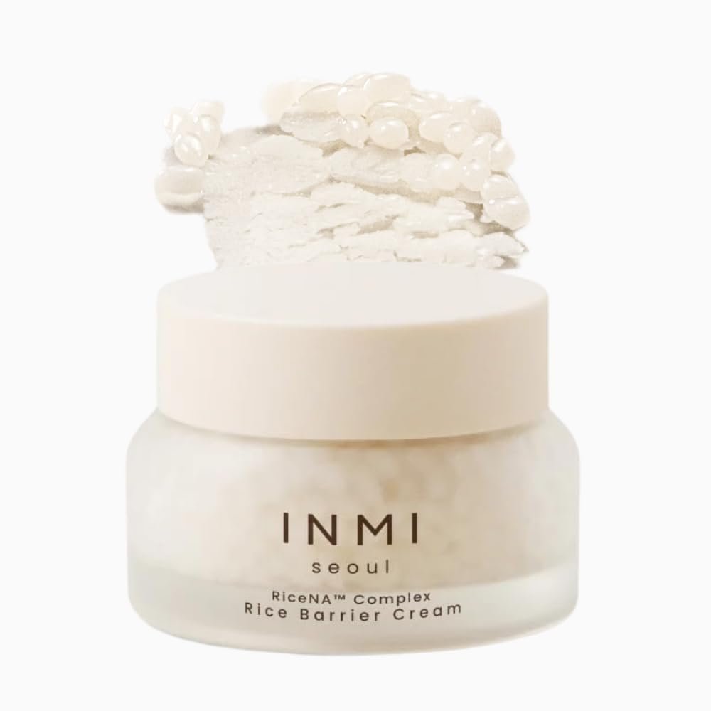 INMI Seoul Rice Ceramide Barrier Cream, Dry Skin Face Moisturizer, 1.41 oz