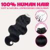 100% Unprocessed Remy Human Hair Feather Crochet Extensions for Women Reusable, Invisible Knotless Feather Hair view 3