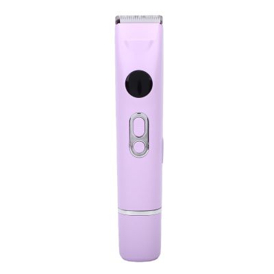 BRRNOO Women Bikini Hair Trimmer 6500 RPM 4 in 1 Nose Eyebrow Body Trimmer with LED Light for Women Sensitive Skin Grooming (Purple)
