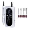 Nail Drill Kit , Professional Cordless Nail Drill , Electric Nail Buffer , Rechargeable Beginner Nail Drills Kit for Efficient Cuticle Removal and Trimming At Home Salon or Personal Use view 1
