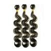 Honey Blonde Human Hair Bundles P1B27 Highlight Body Wave Bundles 22 24 26" view 4