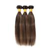 Light Brown Bundles Human Hair Highlight Straight Human Hair Bundle 22 24 26 Inch Double Weft P1B30 Ombre Bundles 150G Brazilian Virgin Remy Hair Extensions Deals view 4