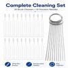 30 Pcs Shower Head Cleaning Brush Set Cleaner Picks - Small Hole Nozzle Unclogger, Anti-Clogging Shower Head Cleaner with Storage Boxes view 2