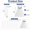 30 Pcs Shower Head Cleaning Brush Set Cleaner Picks - Small Hole Nozzle Unclogger, Anti-Clogging Shower Head Cleaner with Storage Boxes view 3