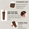 4/27 ombre Highlight Closure Human Hair P4/27 5x5 HD Transparent Lace Closure Brazilian 150% Density Straight Free Part Kim K With Baby Hair 10 Inch view 4