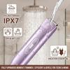 Sakerplus Bikini Trimmer for Women Electric Hair Trimmer for Women, Bikini Trimmer for Women, Electric Razors, Face Shaver, Portable Bikini Shaver for Body, Facial & Sensitive Areas (Purple) view 4