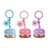 Jehoshaphat 3PC Plastic Lip Mask Jars with Keychain Pendants, Portable Containers for Lip Balm & Skin Cream Storage view 1