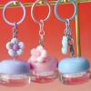 Jehoshaphat 3PC Plastic Lip Mask Jars with Keychain Pendants, Portable Containers for Lip Balm & Skin Cream Storage view 4