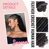 Miracle Knots Hair & Human Crochet Hair 18 Inch 60g Natural Black view 2