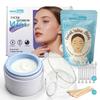 Waxfans Face Waxing Kit for Women-Eyebrow Wax Kit with USB Mini Wax Pot,Facial Hair Removal for Sensitive Skin,mini wax kit with 100g Facial wax beads,for Eyebrow Lip Bikini,6 Weeks Smooth(Purple) view 1
